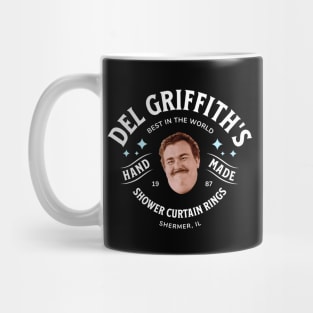 Del Griffith's Shower Curtain Rings "best in the world" Mug